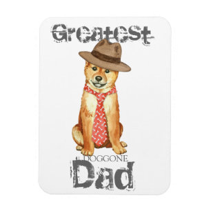 Ímã Pai de Shiba Inu