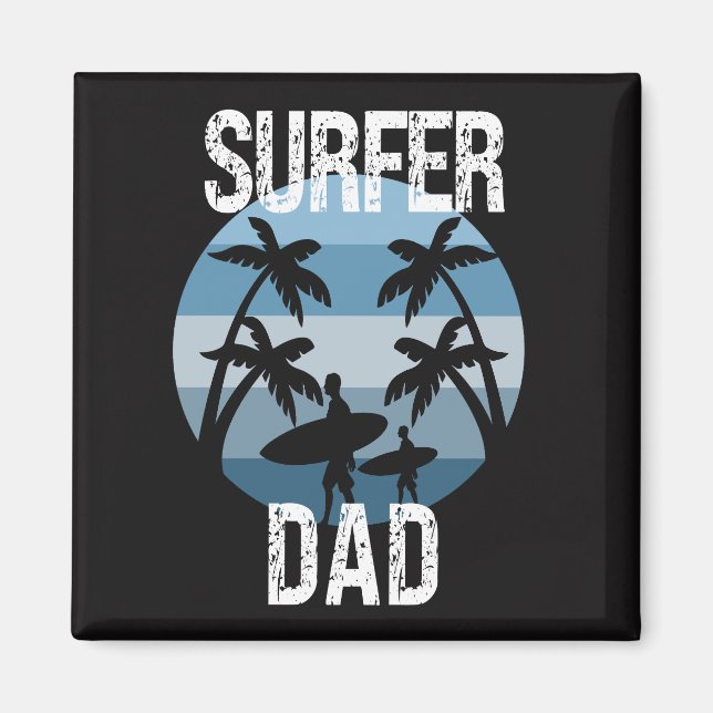 Imã Pai de Surfer (Frente)