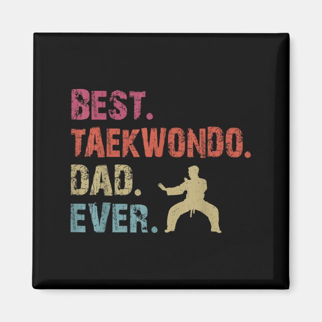 Imã Pai de Taekwondo Sempre (Frente)