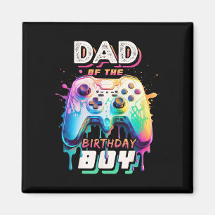 Imã Pai Do Aniversário Do Jogo De Vídeo Que Correspond
