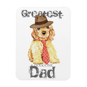 Ímã Pai do coração de cocker spaniel