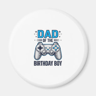 Imã Pai do Menino Aniversariante Camisa de Gamer Desig