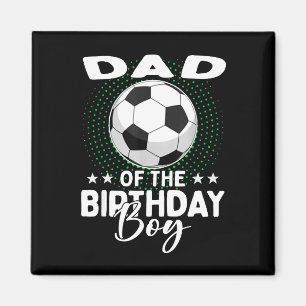 Imã Pai do menino de aniversário jogador de futebol an