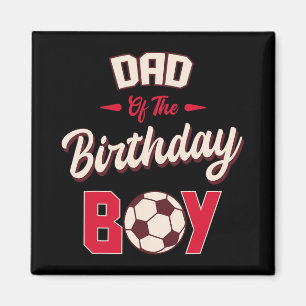 Imã Pai do menino de aniversário jogador de futebol fe