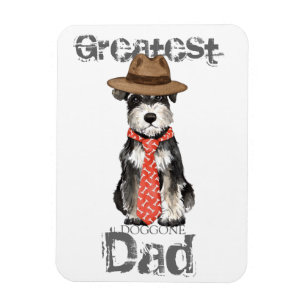 Ímã Pai do Schnauzer diminuto