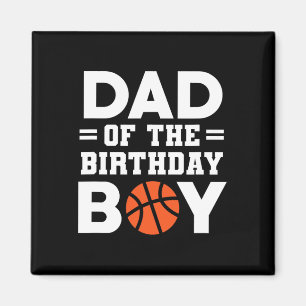 Imã Pai Do Treinador De Basquete De Birthday Boy Baske