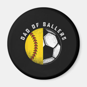 Imã Pai dos Atletas Pai Filho Jogador de Softbol Futeb