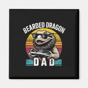 Imã Pai Dragon Vintage Jogo de Vídeo Lizard Repti