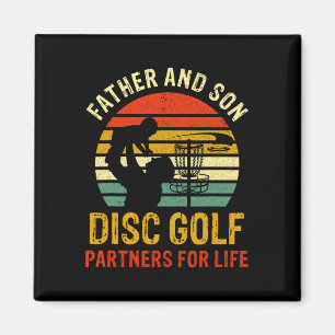 Imã Pai e Filho Antigos Parceiros de Golfe de Disco Pa