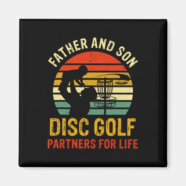 Imã Pai e Filho Antigos Parceiros de Golfe de Disco Pa (Frente)