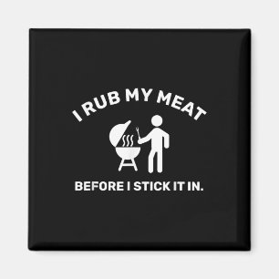 Imã Pai Engraçado Chef Eu Esfrego Minha Carne
