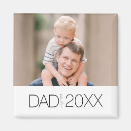 Imã Pai Fundou Ímã de design de ano de foto moderno