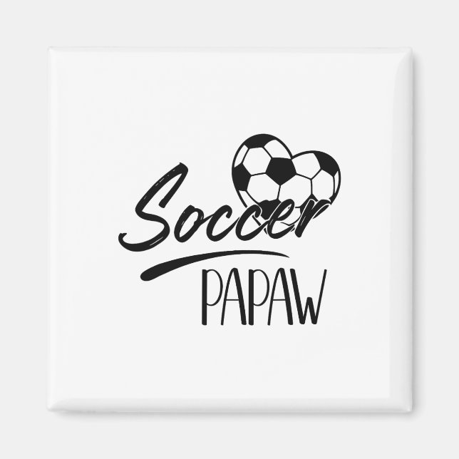 Imã Pai Futebol Coração Família Correspondência Equipe (Frente)