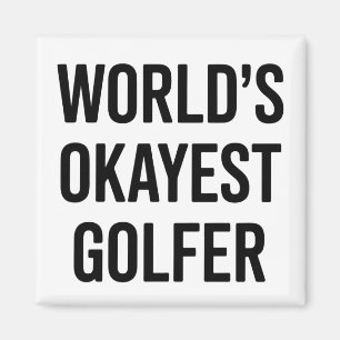 Imã Pai Golfista Mais ou Menos do Mundo Dia dos Pais G