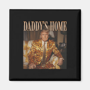 Imã Pai Home Trump Trump 2024 Leopard Funny
