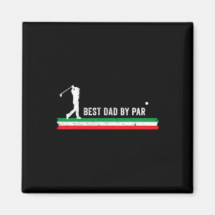 Imã Pai Italiano Jogando Golfe Bandeira da Itália Fã d