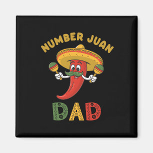 Imã Pai Juan Mexicano Engraçado Pai Número Um