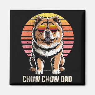 Imã Pai Legal Retro Chow Chow Pai Engraçado Vintage Pr