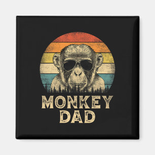 Imã Pai Macaco Vintage Amadores de Macaco Pai Padre&#