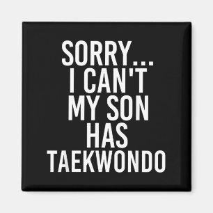 Imã Pai Mãe _ Meu Filho Tem Taekwondo