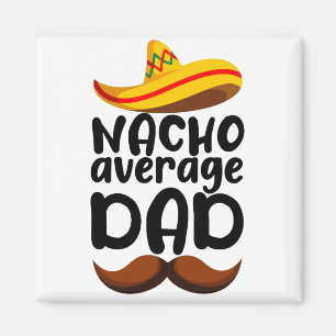 Imã Pai Nacho Médio Cinco de Mayo Papai Mexicano