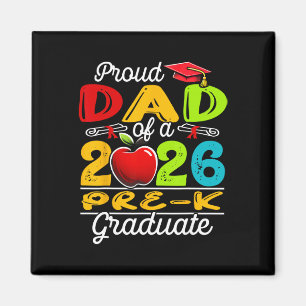 Imã Pai Orgulhoso Da Graduada Pré-escolar De 2026 Dia 