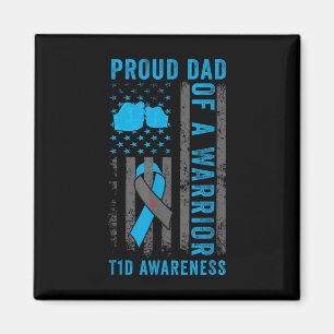 Imã Pai Orgulhoso De Um Guerreiro T1d Tipo 1 Diabetes