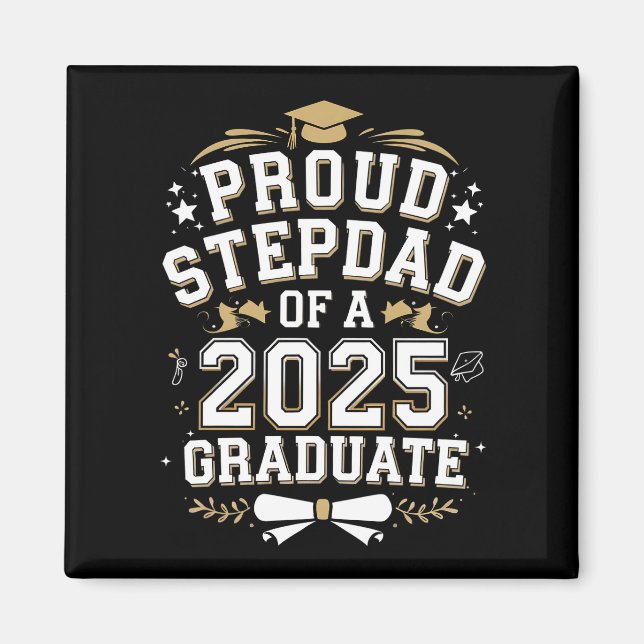 Imã Pai Orgulhoso De Uma Formatura De Graduado Em 2025 (Frente)
