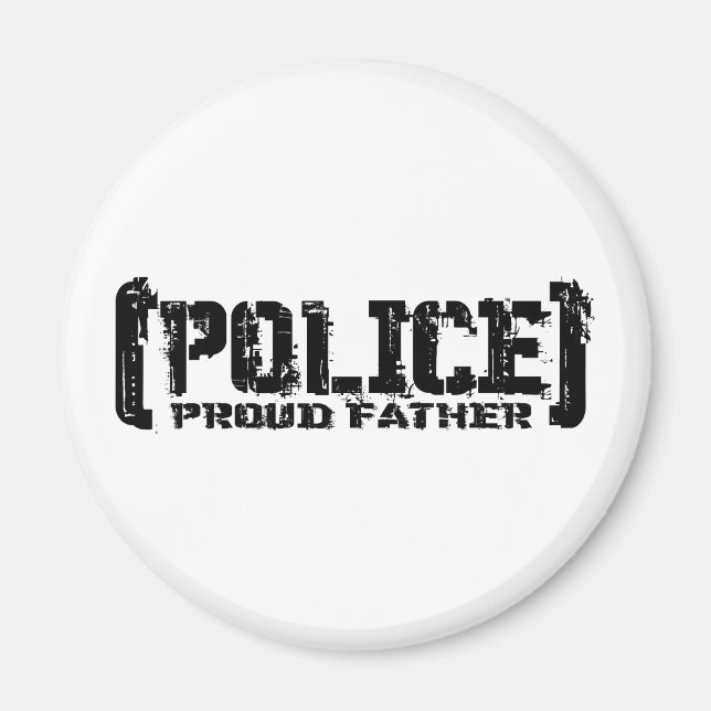 Imã Pai Orgulhoso - POLÍCIA Tatuada (Frente)