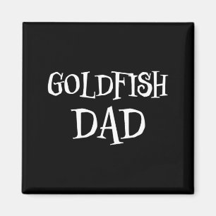 Imã Pai Peixe Dourado Engraçado Fofo Para Amantes de P