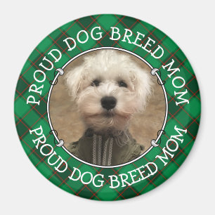 Imã Pai Personalizado Mãe Fotografia do Quadro Vermelh