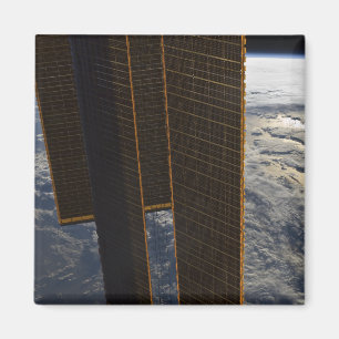 Imã Painéis solares da estação espacial internacion