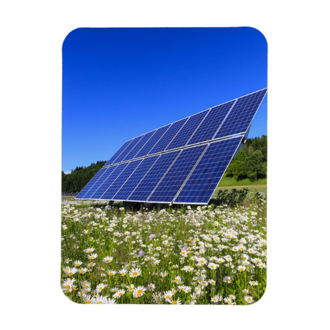 Ímã Painéis solares Energia Sustentável (Vertical)