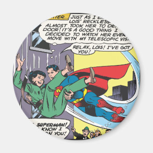 Imã Painel De BD Superman - Um Instante Mais Tarde