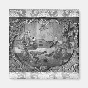 Imã Painel de Overdoor com assunto chinês, c.1730