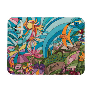 Ímã Painel decorativo vida tropical
