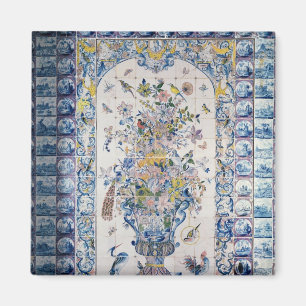 Imã Painel do azulejo de Delft do banheiro
