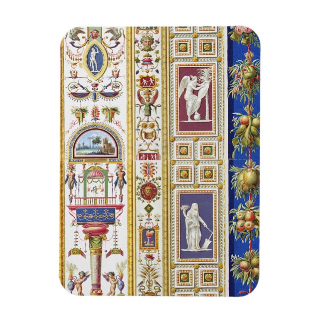 Ímã Painel do Raphael Loggia no Vaticano, de (Vertical)