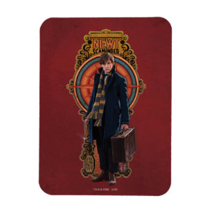 Ímã Painel NEWT SCAMANDER™ Art Nouveau em pé