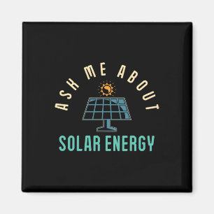 Imã Painel solar Pergunte-me sobre energia solar energ