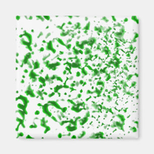 Imã Paint Spatter Green