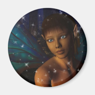 Imã País das fadas Eyed azul