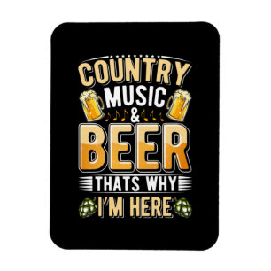 Ímã País de bebedor de cerveja Música country Bebendo