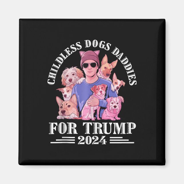 Imã Pais De Cães Para O Pai De Cães Sem Fios Trump 202 (Frente)