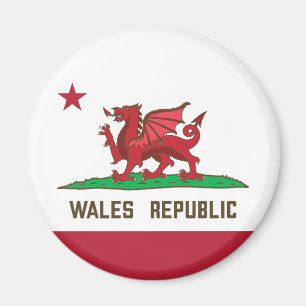 Imã País de Gales Dragon Flag Welsh Pride