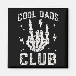 Imã Pais Legal engraçados Clube Retro Skeleton Pai