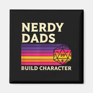 Imã Pais Nerds Constroem Caráter, Rpg Retro de Mesa Go