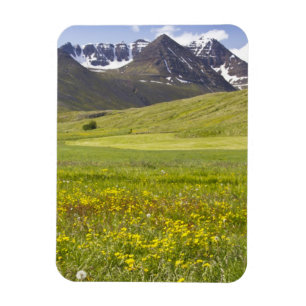 Ímã Paisagem cênica do vale de Svarfadardalur
