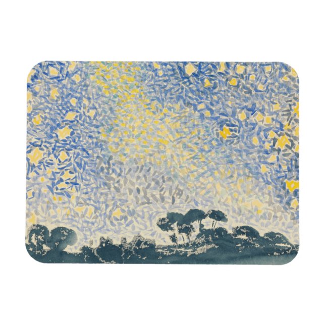 Ímã Paisagem com estrelas (Horizontal)