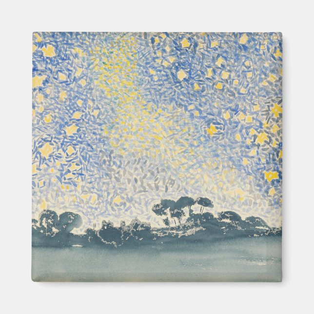 Imã Paisagem com estrelas (Frente)